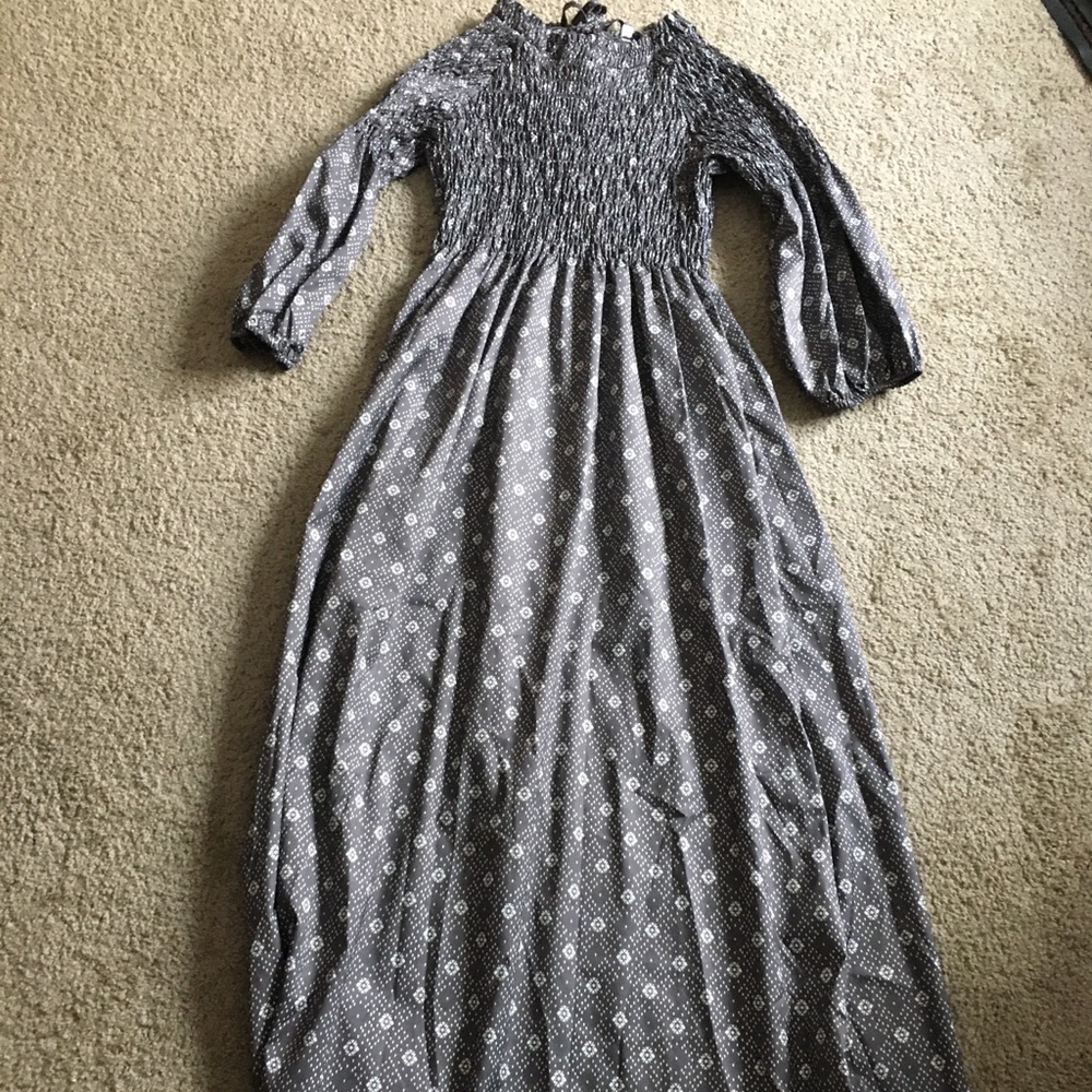 Long pattern dress